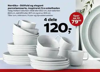 Nordika - Stilfuld og elegant porcelænsserie, inspireret fra enkelheden
