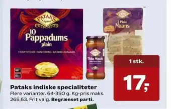 Pataks indiske specialiteter