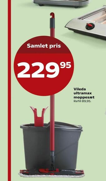 Kvickly Vileda ultramax moppesæt tilbud
