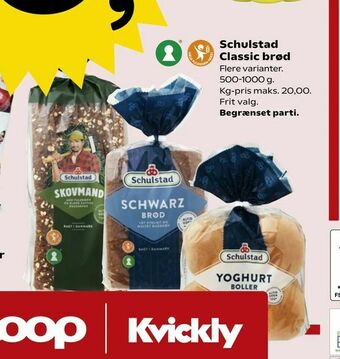 SuperBrugsen Schulstad Classic brød tilbud
