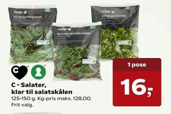 SuperBrugsen C - Salater, klar til salatskålen tilbud
