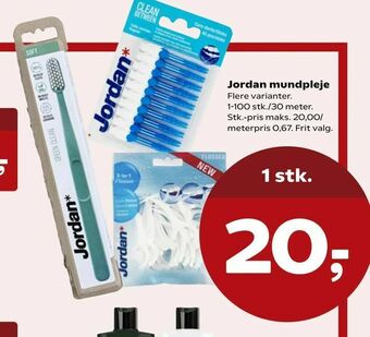 SuperBrugsen Jordan mundpleje tilbud