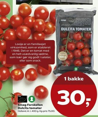 SuperBrugsen Smag Forskellen Dulcita tomater tilbud