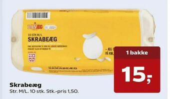 SuperBrugsen Skrabeæg tilbud