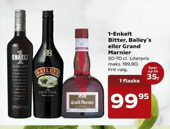 SuperBrugsen 1-Enkelt Bitter, Bailey's eller Grand Marnier tilbud