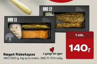 Røget fisketapas