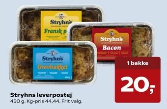 SuperBrugsen Stryhns leverpostej tilbud