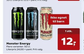 SuperBrugsen Monster Energy tilbud