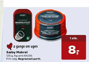 SuperBrugsen Sæby Makrel tilbud