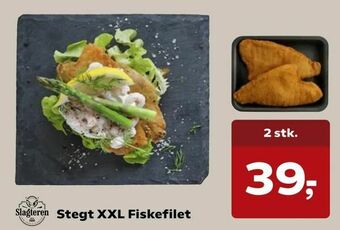 SuperBrugsen Stegt XXL Fiskefilet tilbud