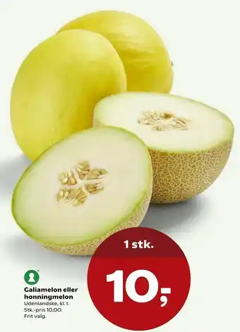 SuperBrugsen Galiamelon eller honningmelon tilbud