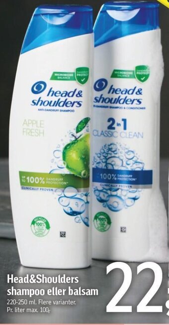 Head&Shoulders shampoo eller balsam