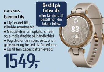 Føtex Garmin Lily tilbud
