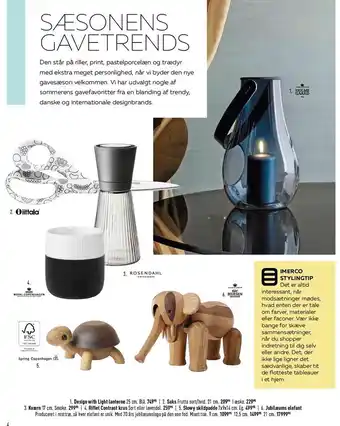 Imerco Lanterne, saks, krus, kværn, elefant tilbud