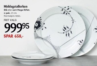 Kop & Kande Middagstallerken tilbud