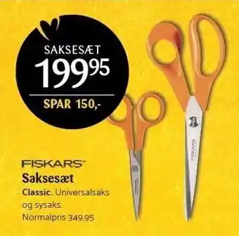 Kop & Kande Fiskars saksesæt tilbud