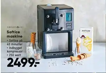 Bilka Køkkenchef softice maskine tilbud