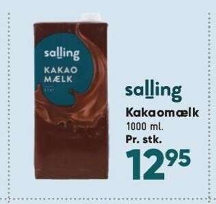 Bilka Salling kakaomælk tilbud