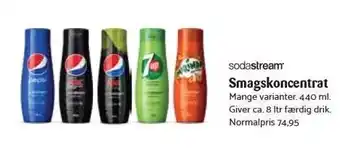 Kop & Kande Sodastream smagskoncentrat tilbud