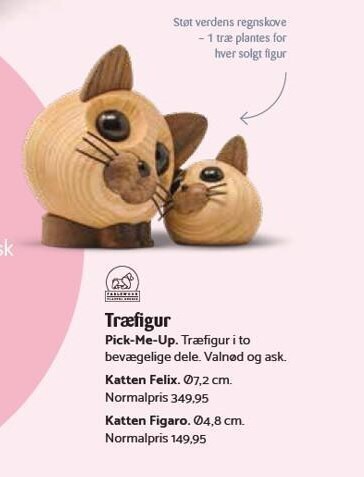 Kop & Kande Træfigur tilbud