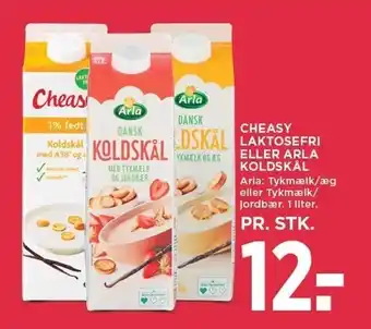 MENY Cheasy laktosefri eller arla koldskål tilbud