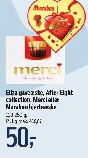Eliza gaveæske, after eight collection, merci eller marbaou hjerteæske