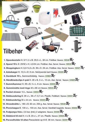 Tilbehør