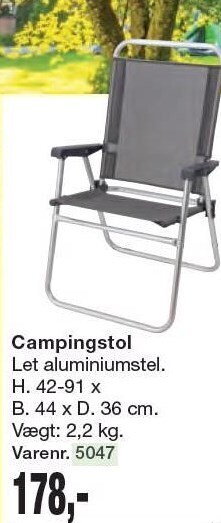 Harald Nyborg Campingstol tilbud