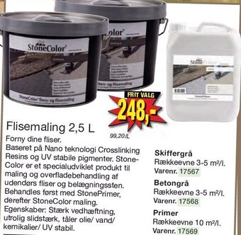 Harald Nyborg Flisemaling 2,5 l tilbud
