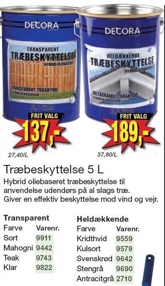 Harald Nyborg Træbeskyttelse 5 l tilbud