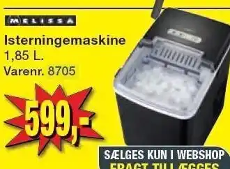 Melissa isterningemaskine