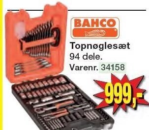 Bahco topnøglesæt