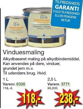 Harald Nyborg Vinduesmaling tilbud