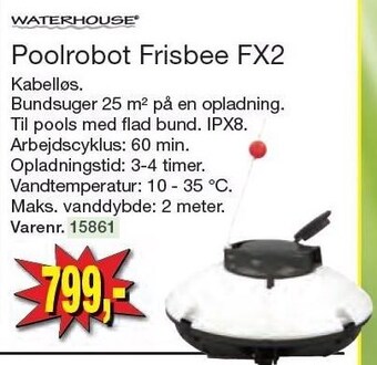 Harald Nyborg Waterhouse poolrobot frisbee fx2 tilbud
