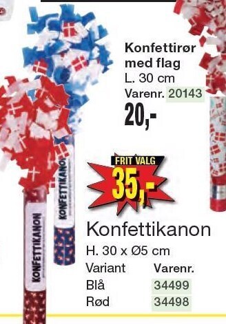 Harald Nyborg Konfettikanon tilbud