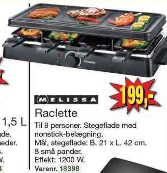 Harald Nyborg Melissa raclette tilbud