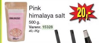 Pink himalaya salt