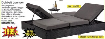 Dobbelt lounger