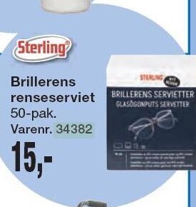 Sterling brillerens renseserviet