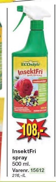Harald Nyborg Ecostyle insektfri spray tilbud