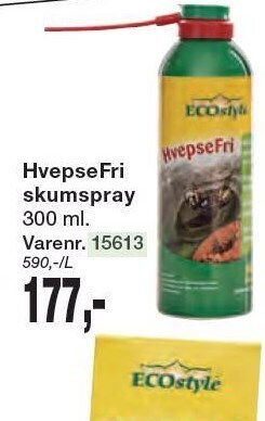 Harald Nyborg Ecostyle hvepsefri skumspray tilbud