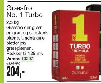 Græsfrø no. 1 turbo