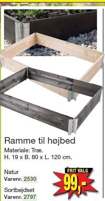 Harald Nyborg Ramme til højbed tilbud