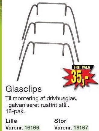 Harald Nyborg Glasclips tilbud