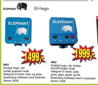 Harald Nyborg Elephant el-hegn tilbud