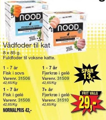 Vådfoder til kat