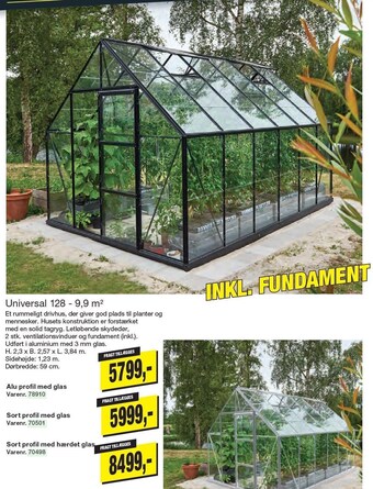 Harald Nyborg Universal 128 - 9,9 m2 tilbud