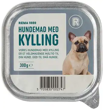 REMA 1000 Hundemad m/kylling, 300 g tilbud