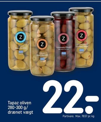 REMA 1000 Tapaz oliven tilbud