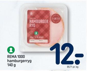 Rema 1000 hamburgerryg